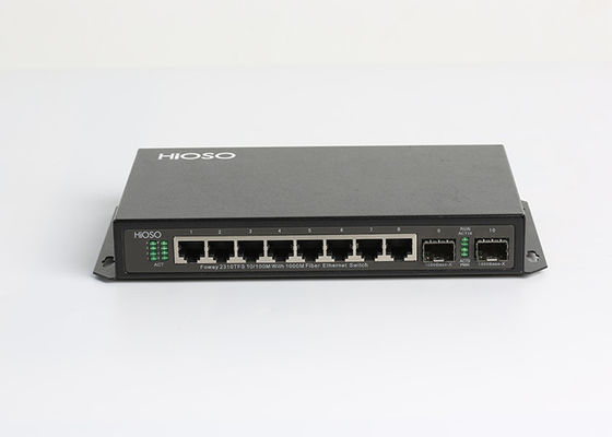 Τοίχος HiOSO που τοποθετεί το διακόπτη 1490nm Gigabit Ethernet, διακόπτης Gigabit SFP