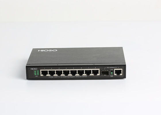 8 100M TP 1 διακόπτης 9 Gigabit Ethernet λιμένων 100/1000M Combo λιμένες