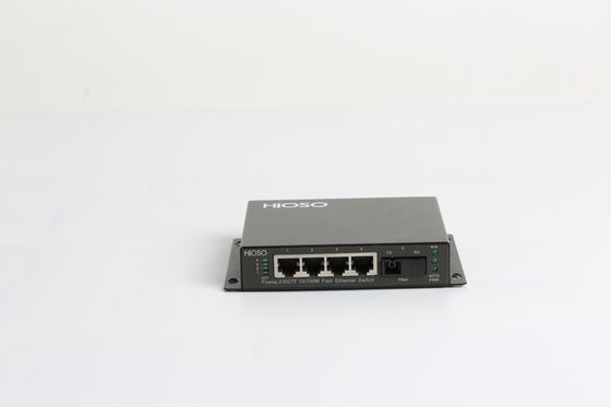 Διακόπτης πρόσβασης HiOSO DC12V Ethernet, βιομηχανικός διακόπτης Ethernet 5 λιμένων