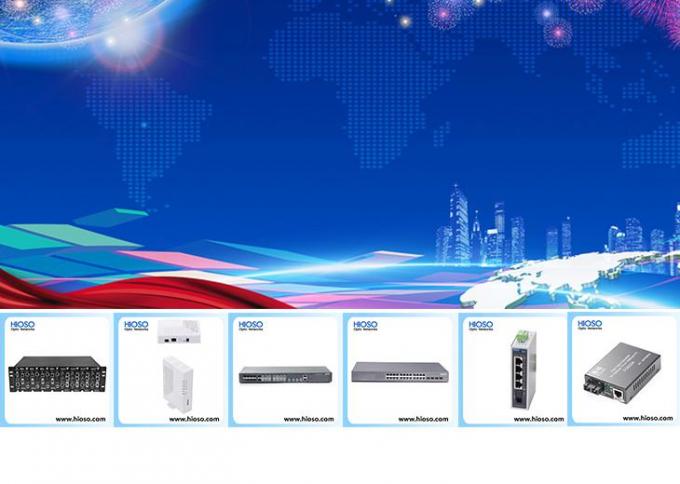 1000Mbps δίκτυο 8 διακόπτης σημείου εισόδου Ethernet λιμένων με 1 λιμένα DC48V Gigabit Combo