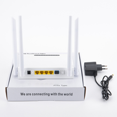 HiOSO Dual Band ONU 4GE WIFI Πλαστικό περίβλημα XPON ONU For FTTH FTTO Solution