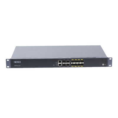 HA7308G-J 8PON GPON Υποστήριξη OLT WEB SNMP CLI 4 GE/10GE SFP/SFP+(10GE) οπτικές θύρες uplink