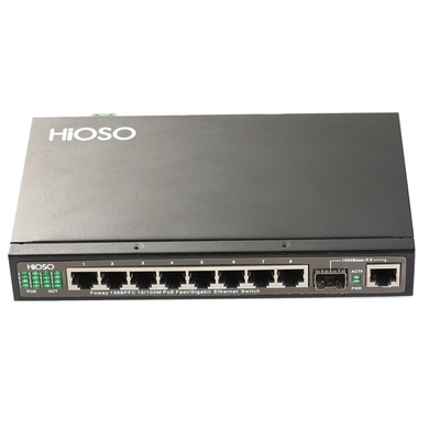 Δίκτυο 8 διακοπτών σημείου εισόδου Ethernet λιμένες με 1 λιμένα DC48V Gigabit Combo