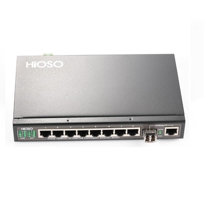 Δίκτυο 8 διακοπτών σημείου εισόδου Ethernet λιμένες με 1 λιμένα DC48V Gigabit Combo