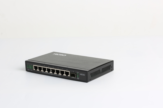 Δίκτυο 8 διακοπτών σημείου εισόδου Ethernet λιμένες με 1 λιμένα DC48V Gigabit Combo
